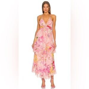Leona Floral Tiered Maxi Dress